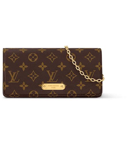 Louis Vuitton chain lily wallet